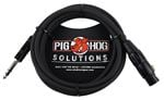 Pig Hog Solutions PX-TMXF 1/4 inch to XLR Cable Front View